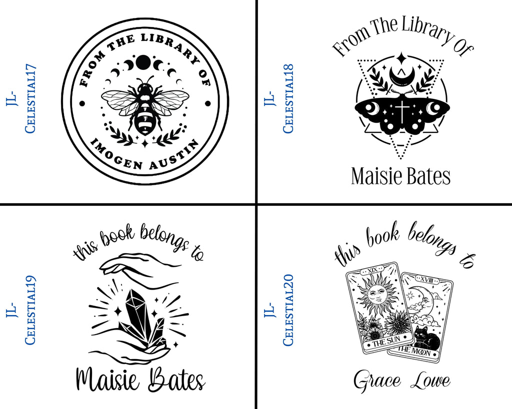 Celestial Style Book Stamps