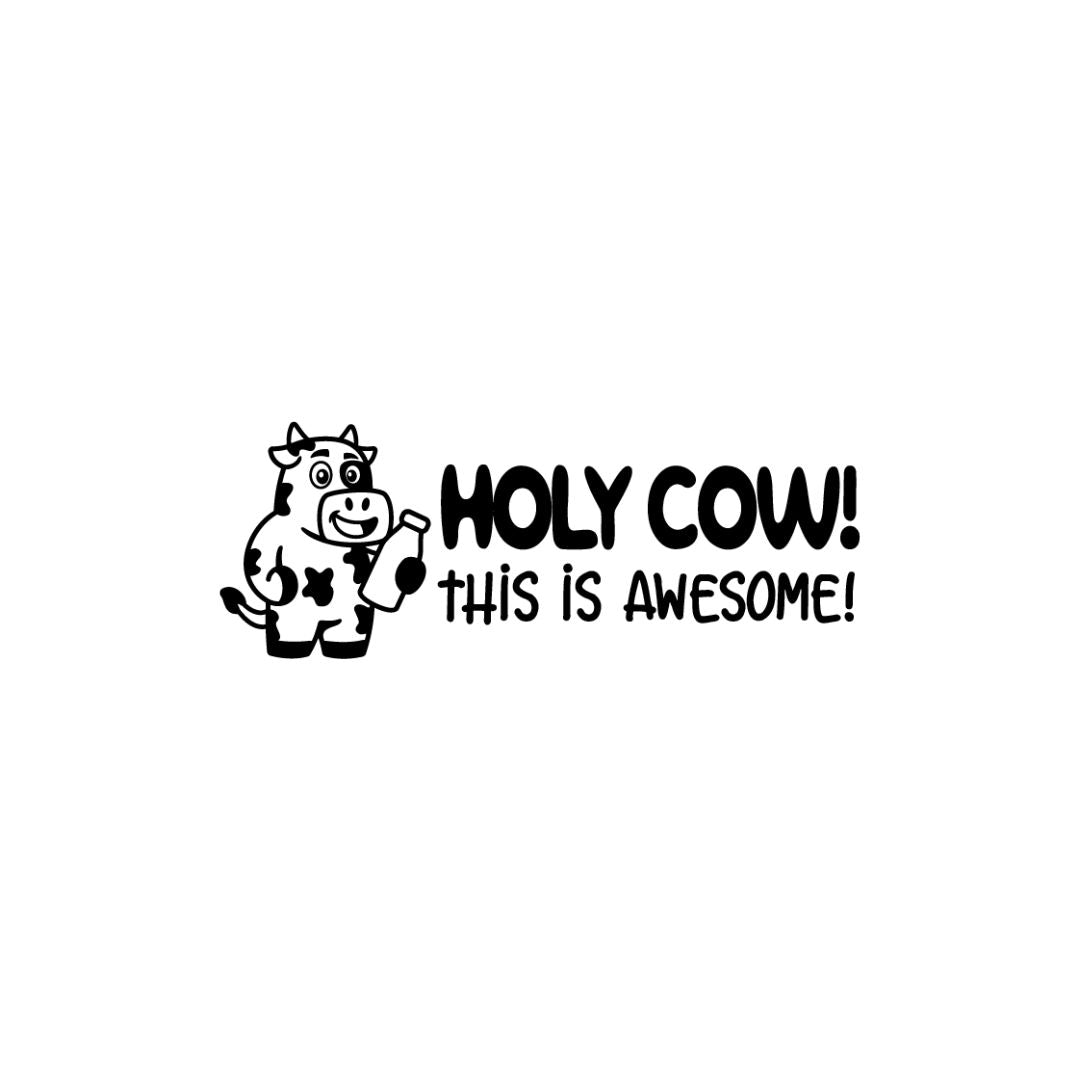 Cow Rectangle Teacher Stamp
