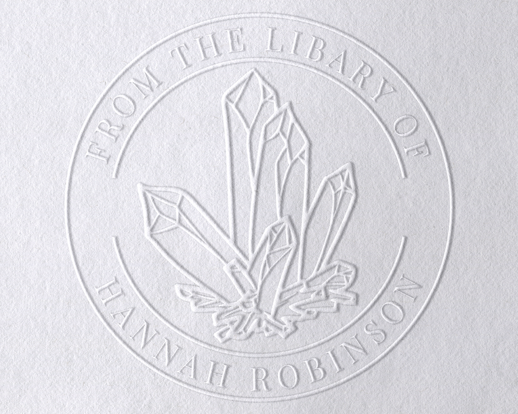 Crystal Personalized Book Embosser