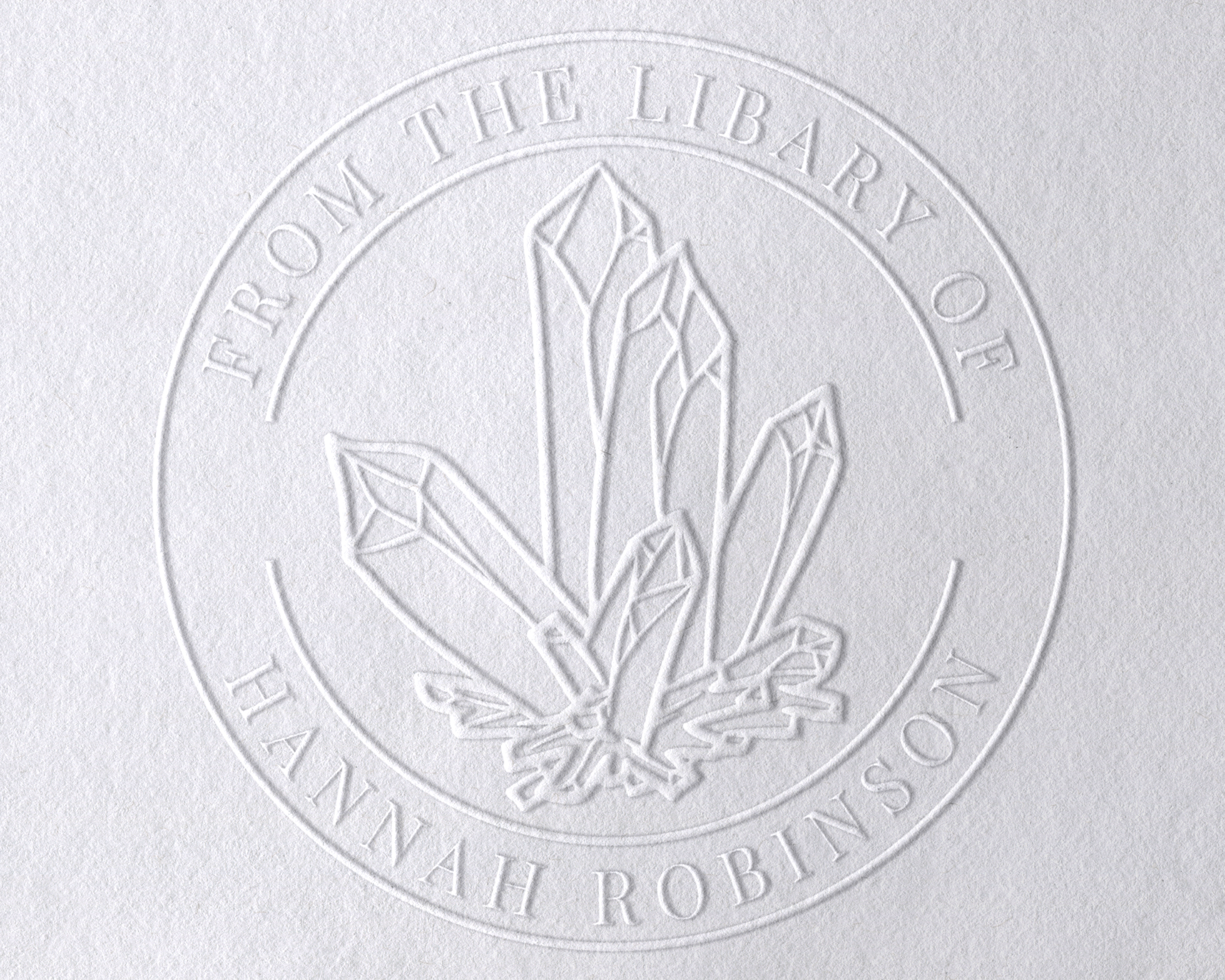 Crystal Personalized Book Embosser