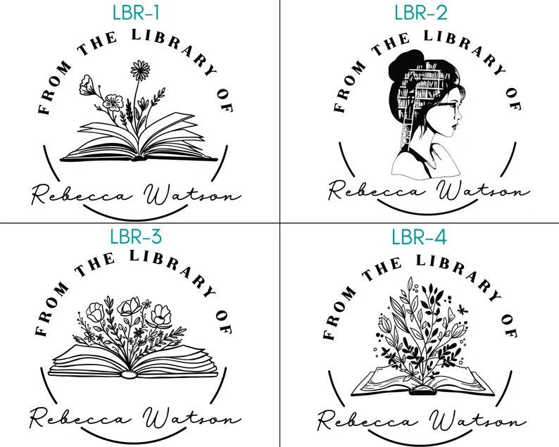 Book Embosser Stamp | LBR4