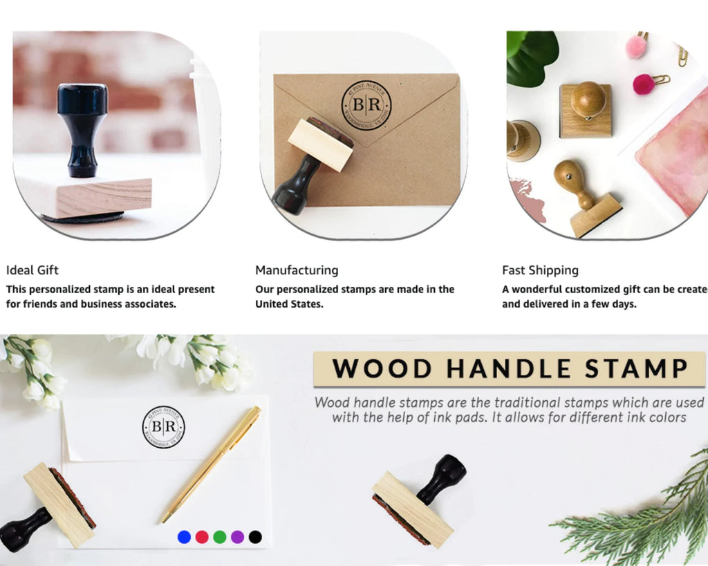 Custom Logo Stamps for Wood