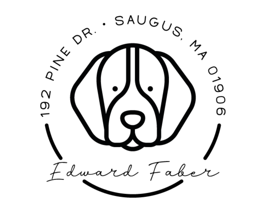 Personalized Book Self Ink Stamp - DOGRND-Beagle