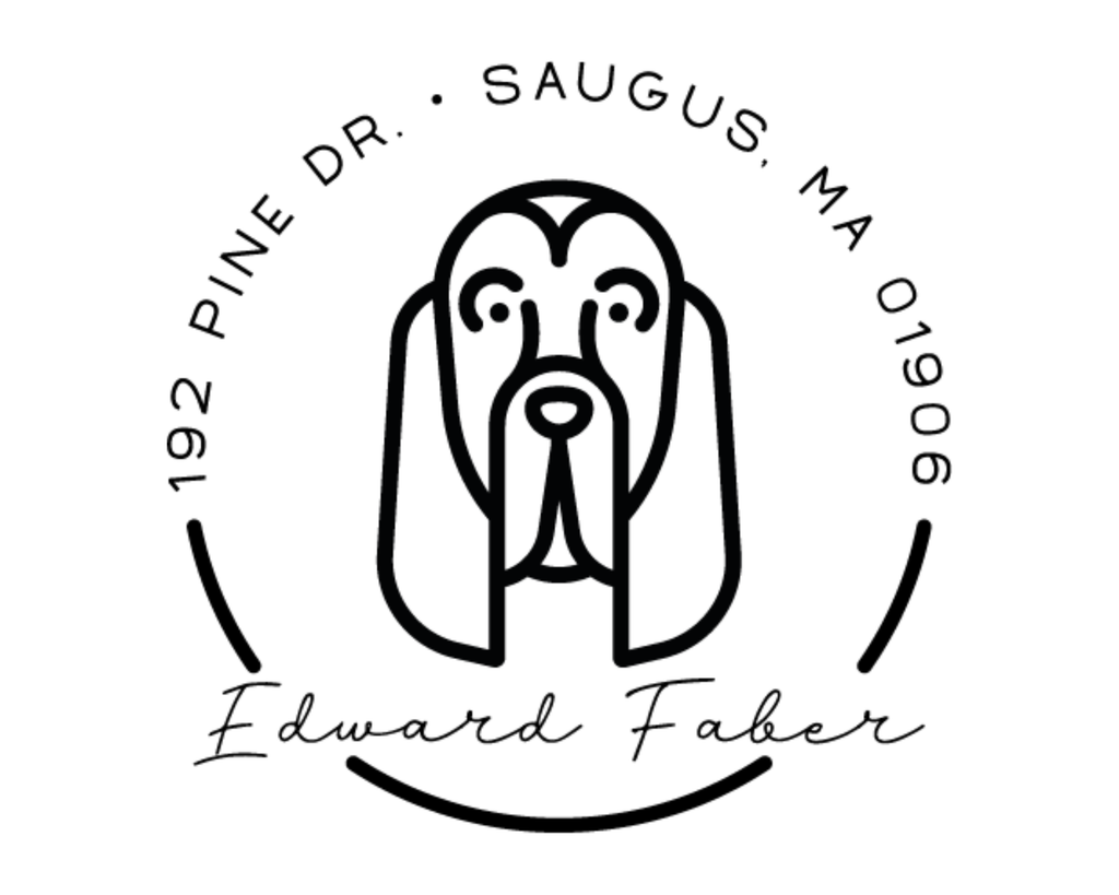 Personalized Book Self Ink Stamp - DOGRND-Bloodhound