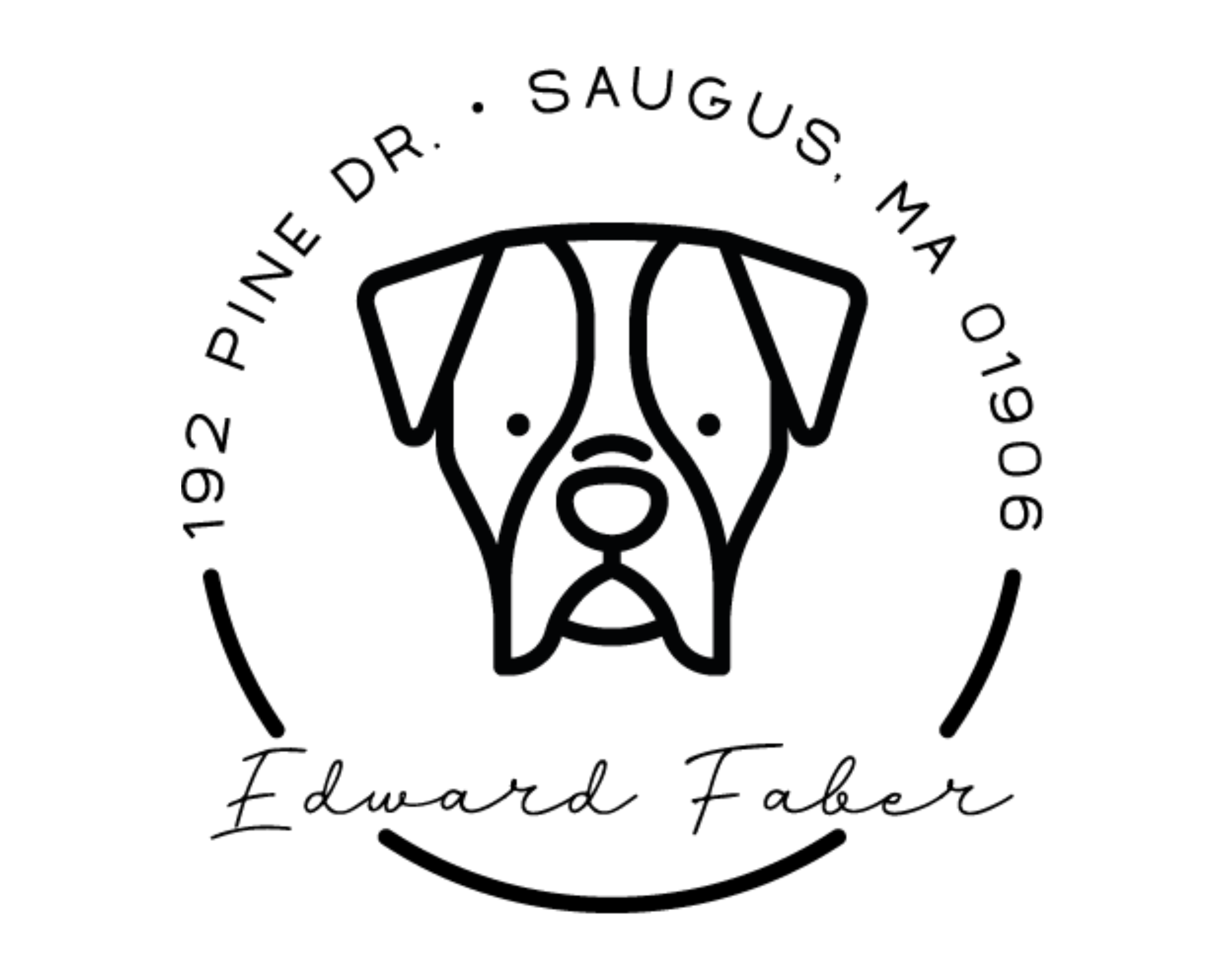 Personalized Book Self Ink Stamp - DOGRND-Boxer