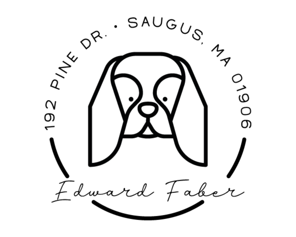 Personalized Book Self Ink Stamp - DOGRND-Cavalier_King_Charles_Spaniel