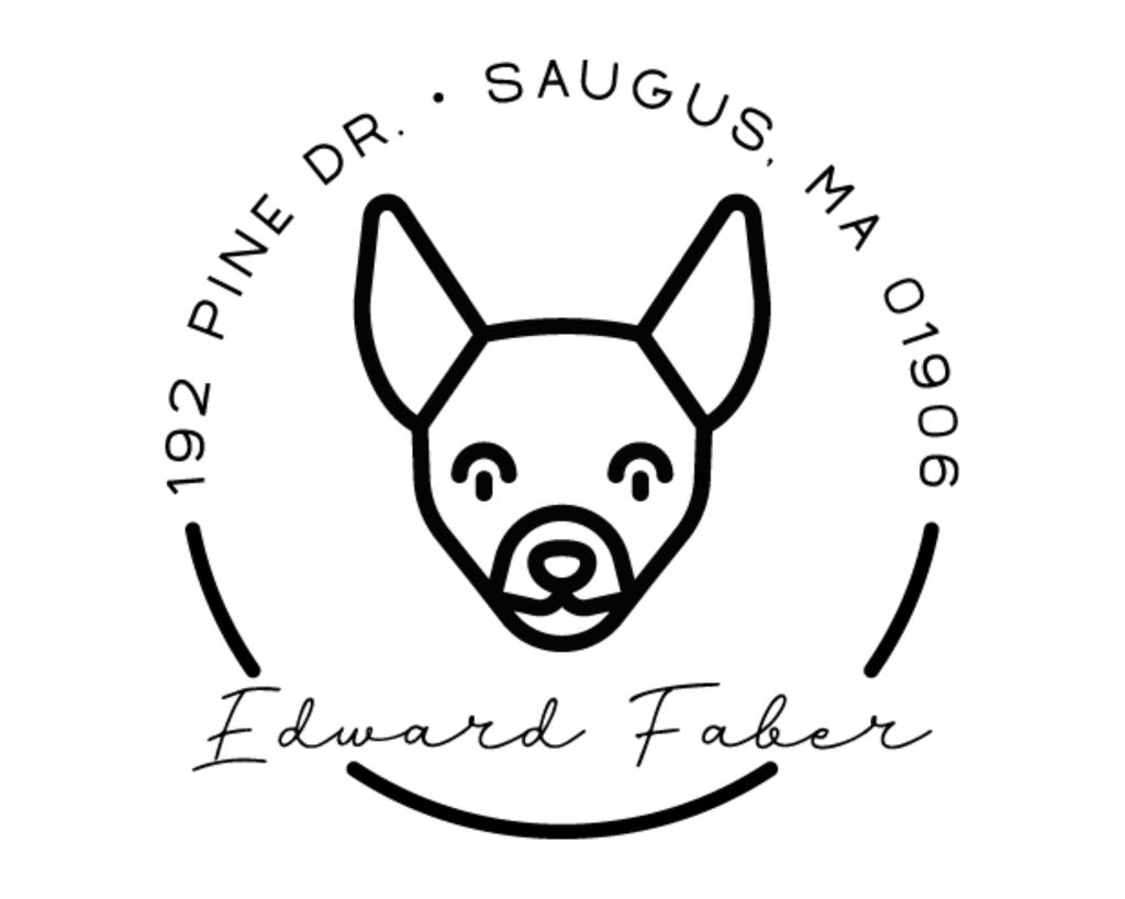 Personalized Book Self Ink Stamp - DOGRND-Chihuahua