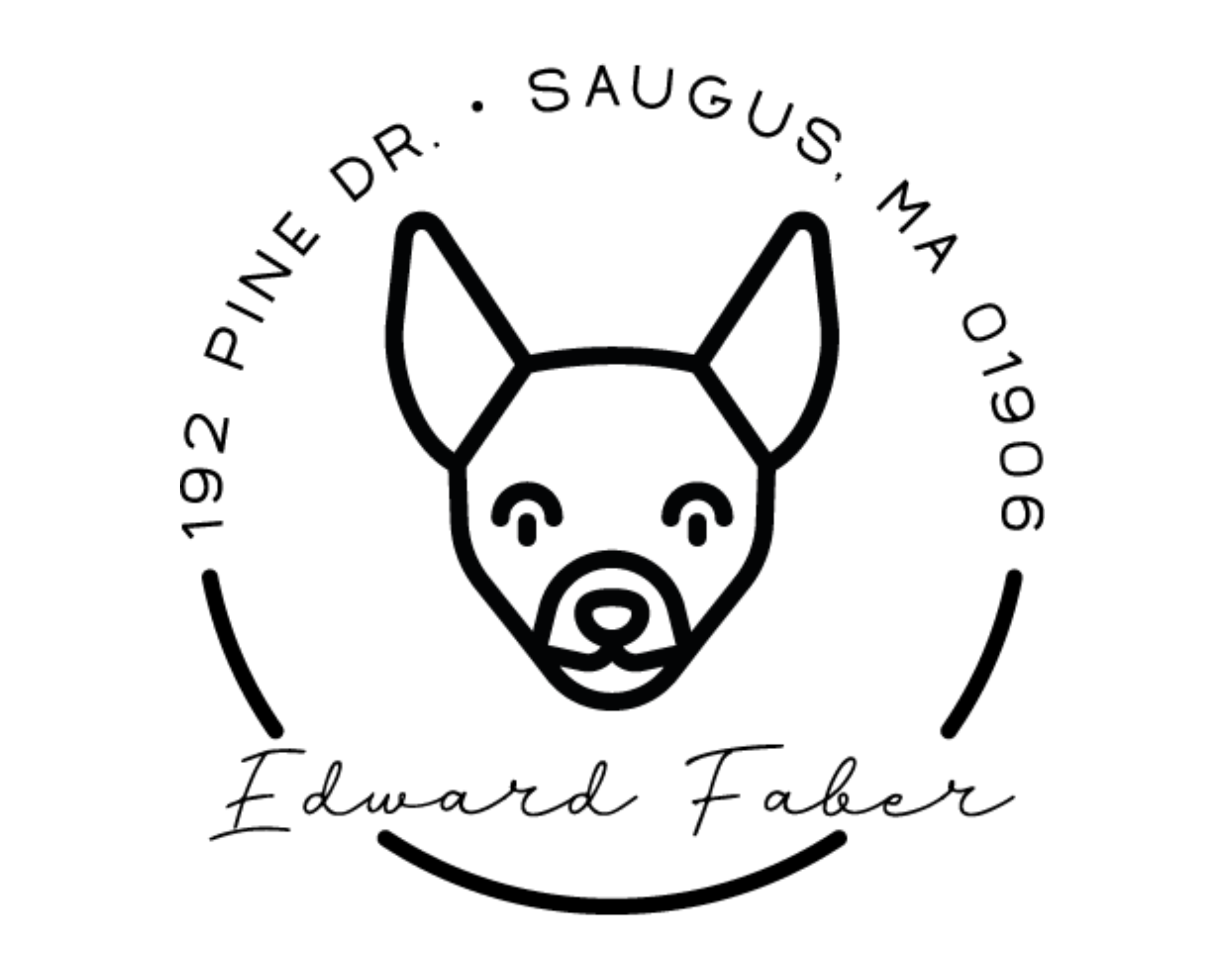 Personalized Book Self Ink Stamp - DOGRND-Chihuahua