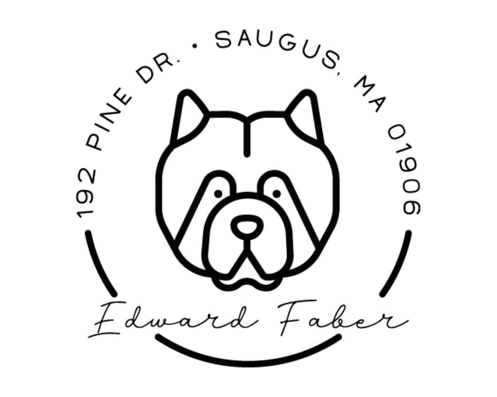 Personalized Book Self Ink Stamp - DOGRND-Chow_Chow
