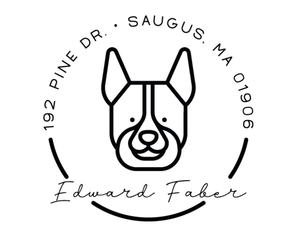 Personalized Book Self Ink Stamp - DOGRND-Corgi