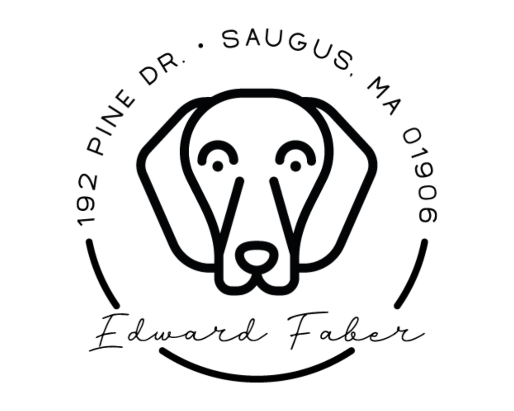 Personalized Book Self Ink Stamp - DOGRND-Dachshund