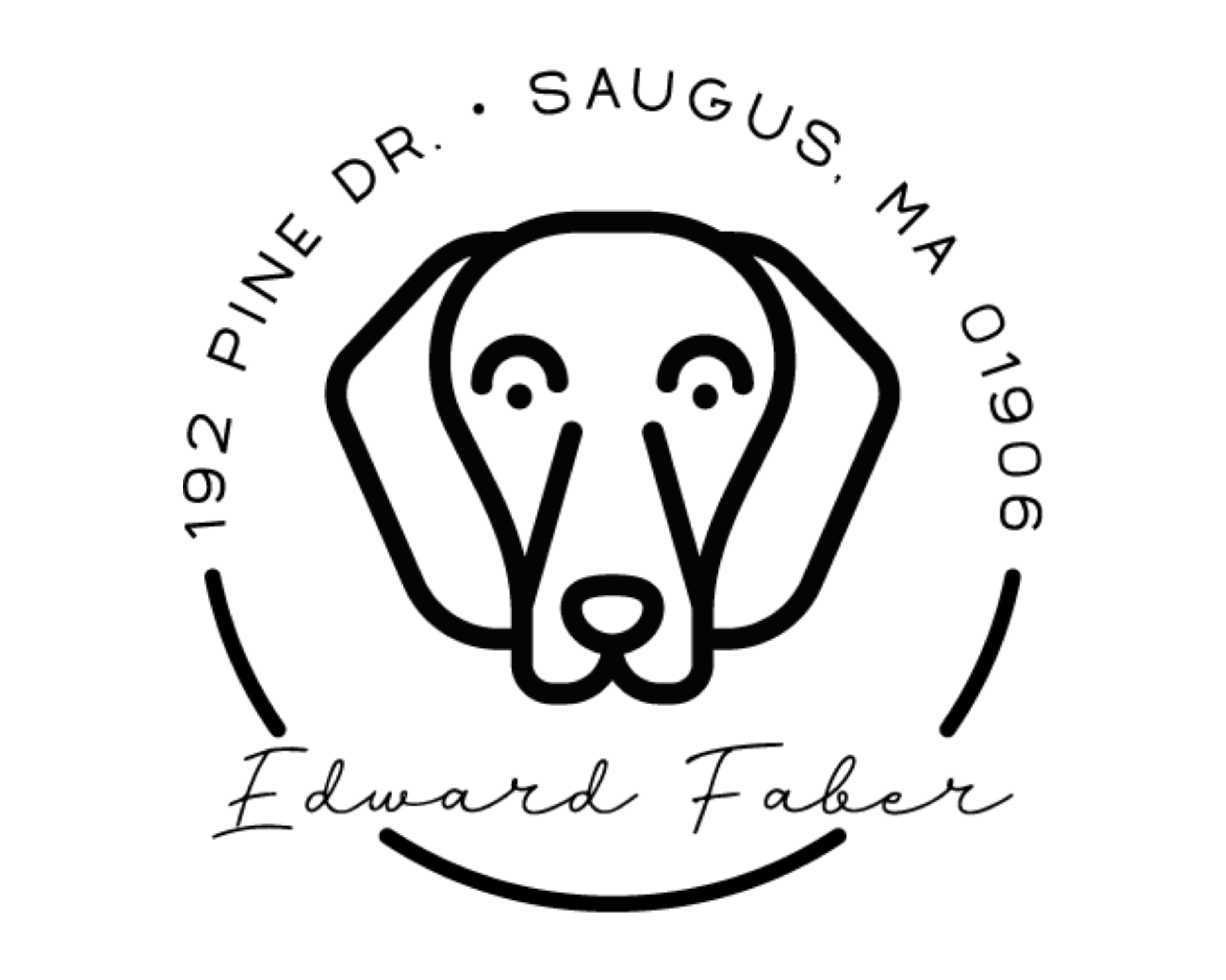 Personalized Book Self Ink Stamp - DOGRND-Dachshund