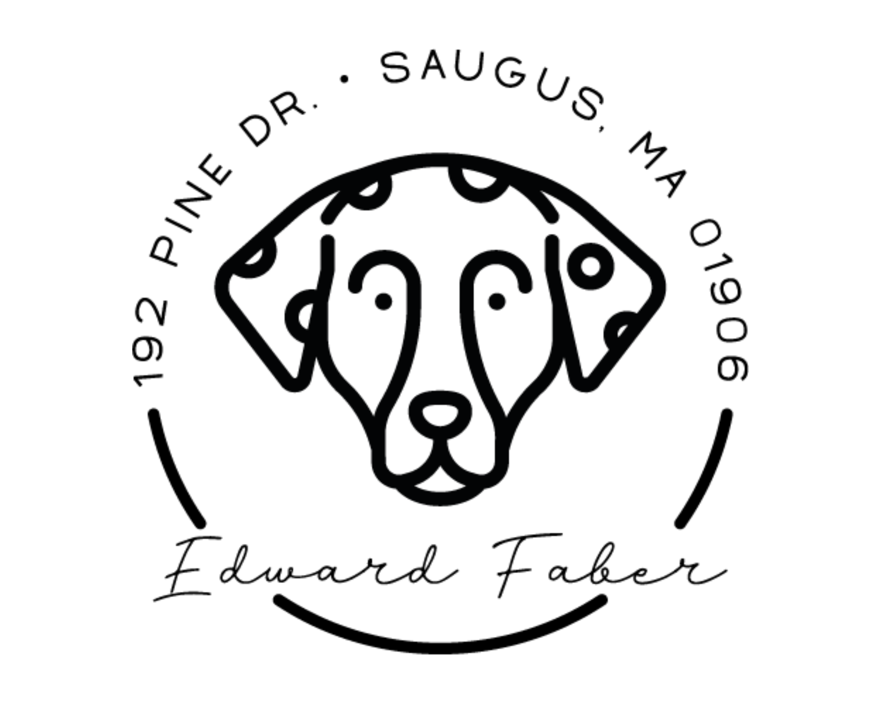 Personalized Book Self Ink Stamp - DOGRND-Dalmatian