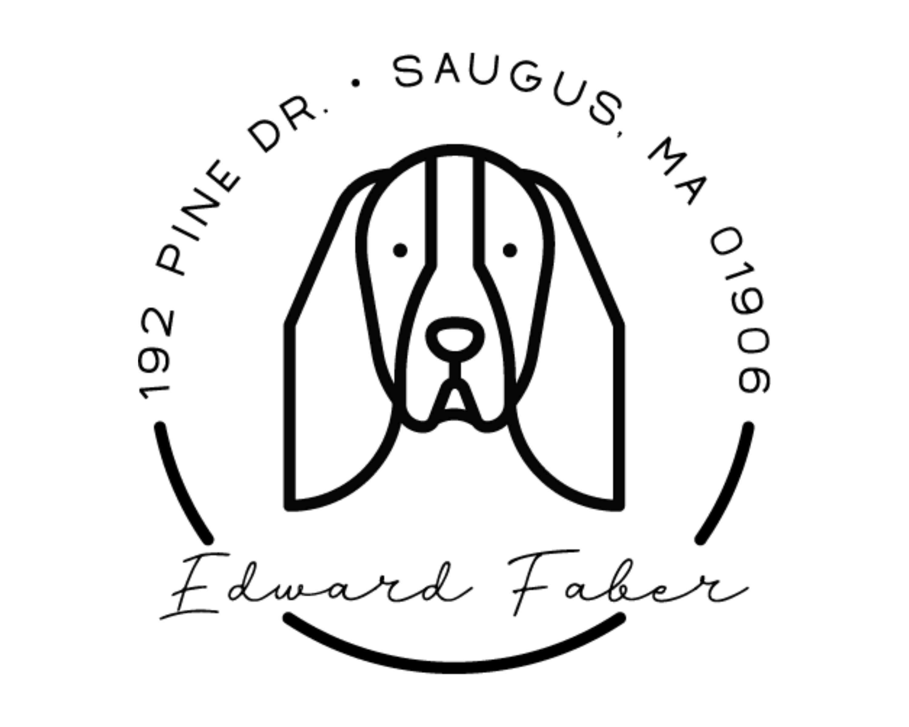 Personalized Book Self Ink Stamp - DOGRND-English_Spaniel