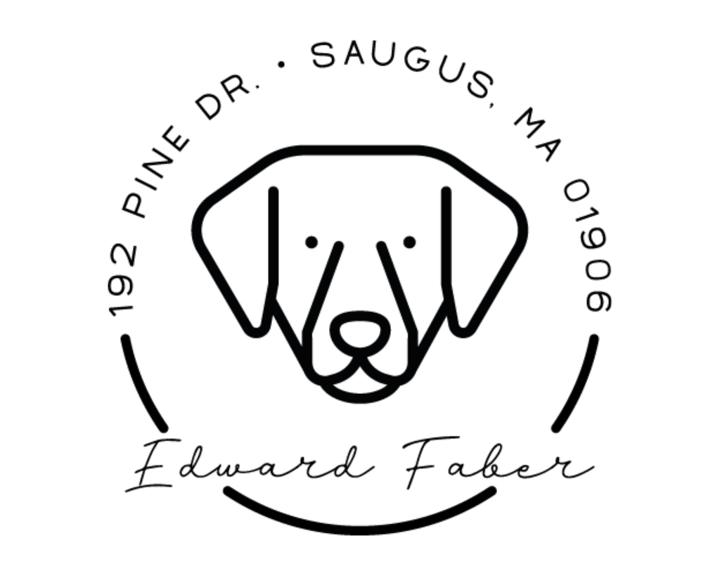 Personalized Book Self Ink Stamp - DOGRND-Golden_Retriever