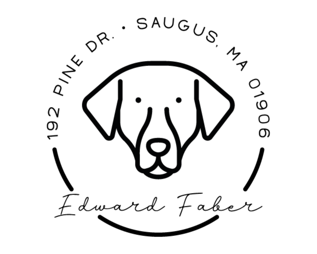 Personalized Book Self Ink Stamp - DOGRND-Labrador