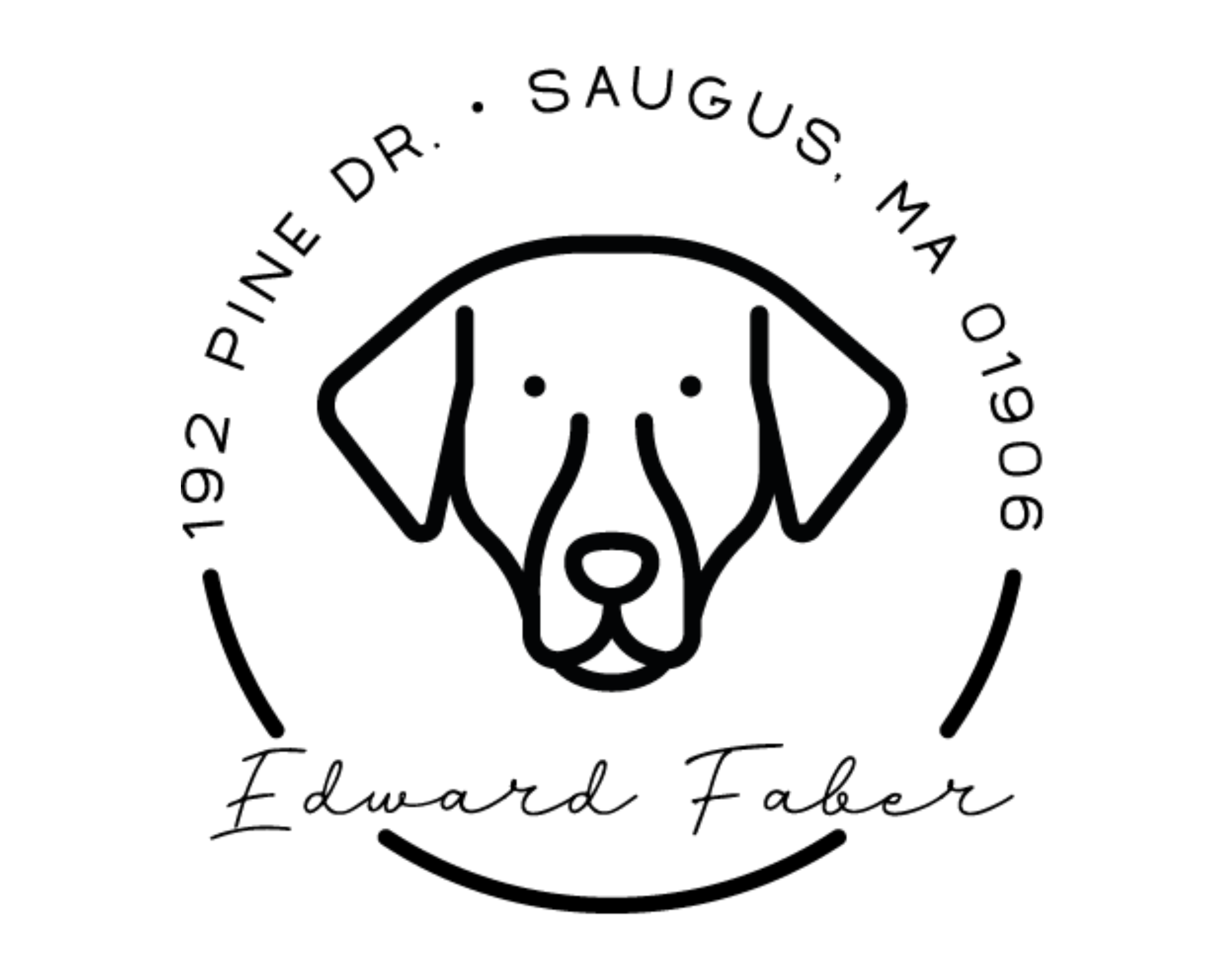 Personalized Book Self Ink Stamp - DOGRND-Labrador