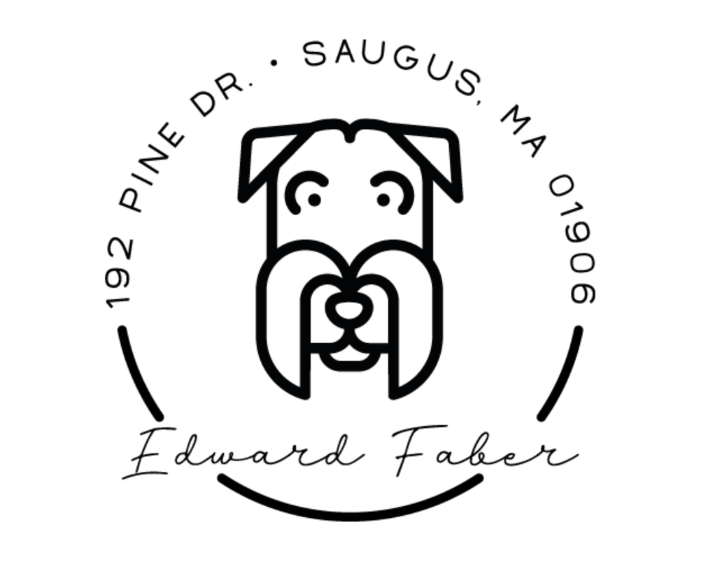 Personalized Book Self Ink Stamp - DOGRND-Miniature_schnauzer