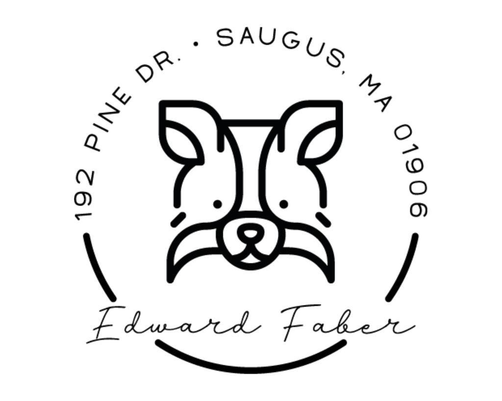 Personalized Book Self Ink Stamp - DOGRND-Papillon