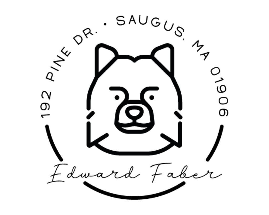 Personalized Book Self Ink Stamp - DOGRND-Pomeranian