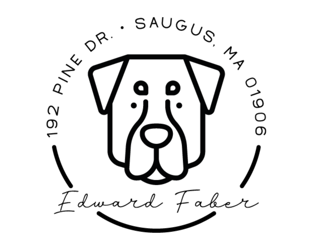 Personalized Book Self Ink Stamp - DOGRND-Rottweiler