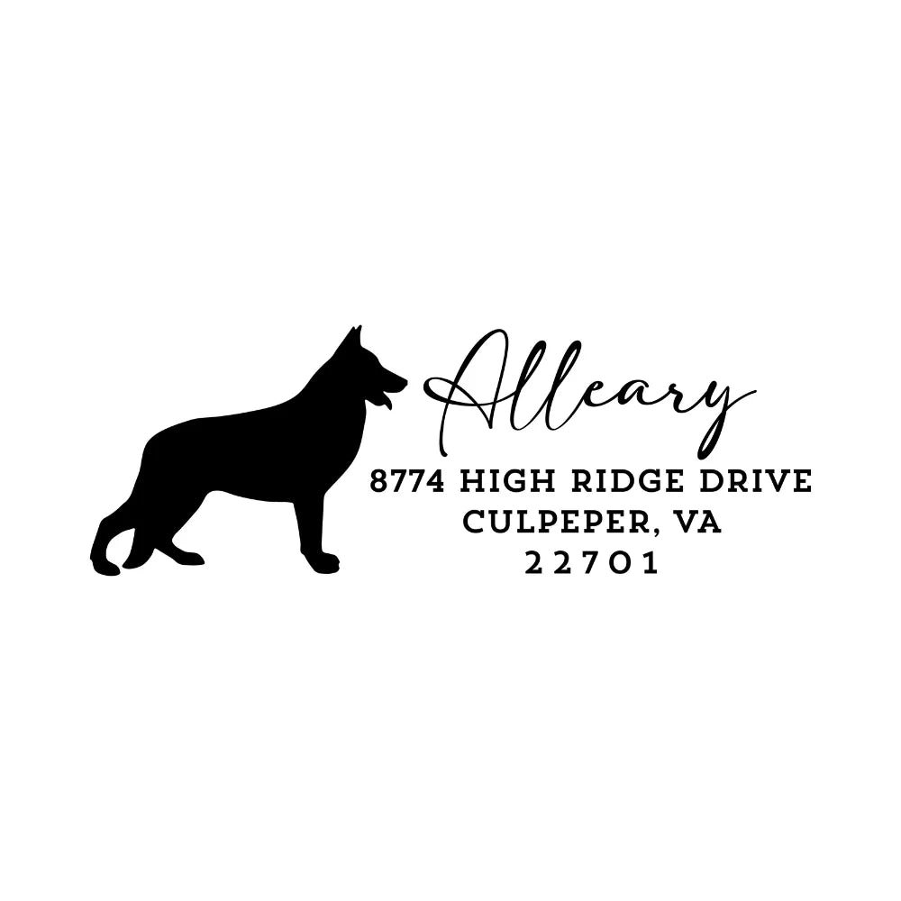 Self Inking Return Address Stamps | Dog
