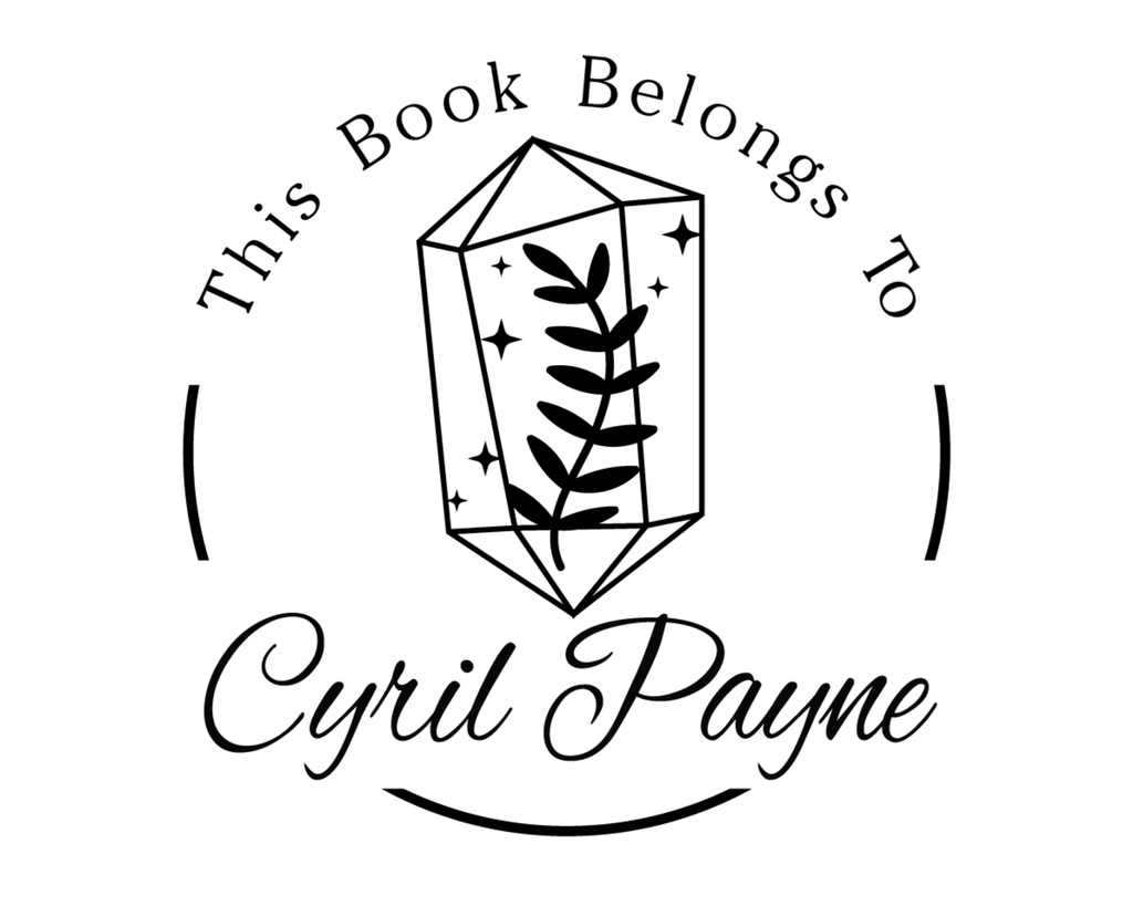 Personalized Book Self Ink Stamp - EL11