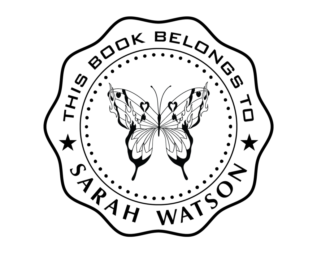 Personalized Book Self Ink Stamp - EL60