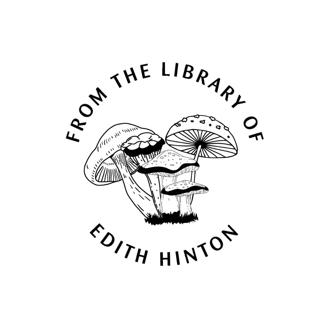 Edith Hinton Library Book Stamp