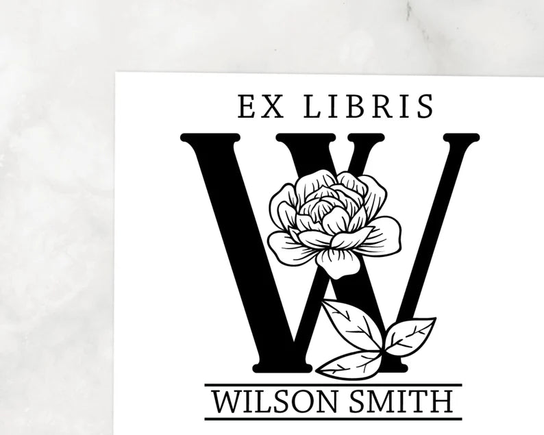 Wood Handle Book Stamp | Ex-Libris