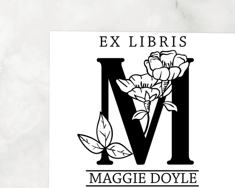 Wood Handle Book Stamp | Ex-Libris