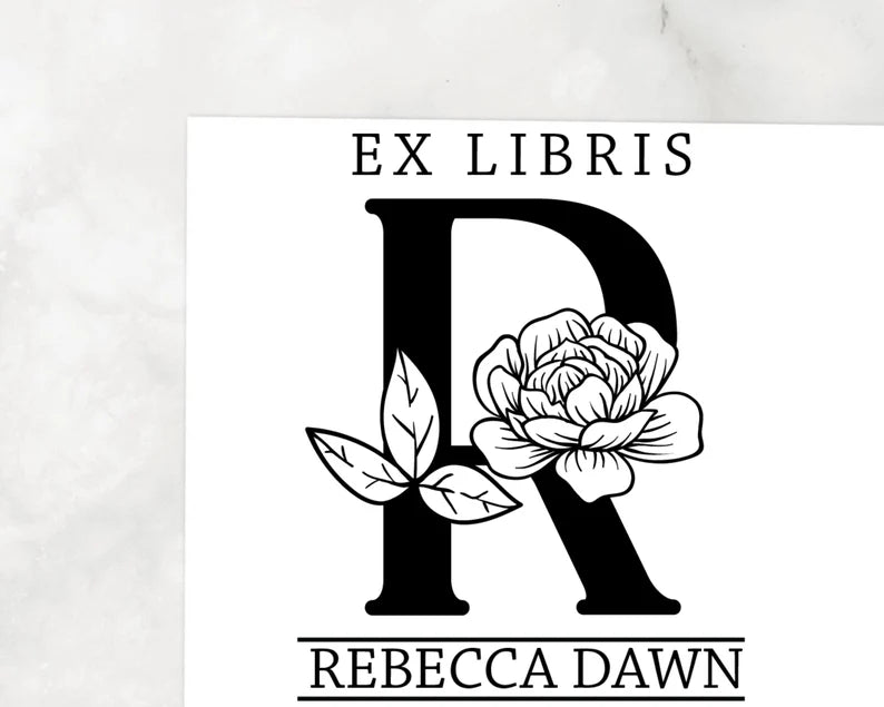 Wood Handle Book Stamp | Ex-Libris
