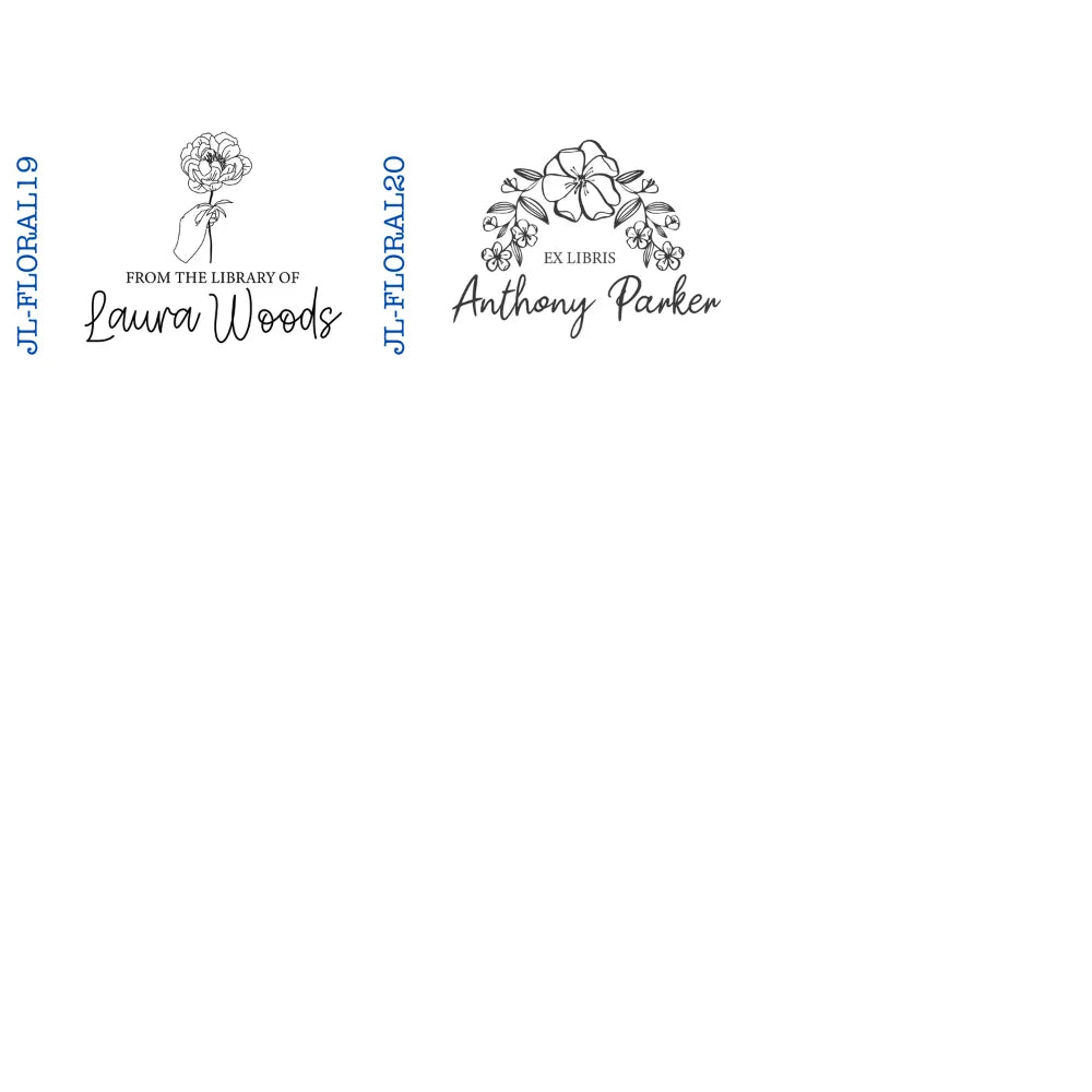 Floral Style Book Embossers
