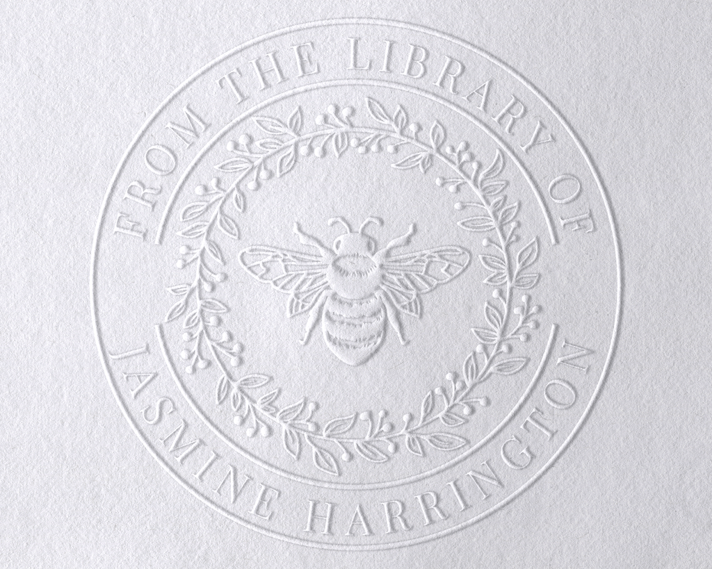 Personalized Book Embosser - FLORALBEE-2