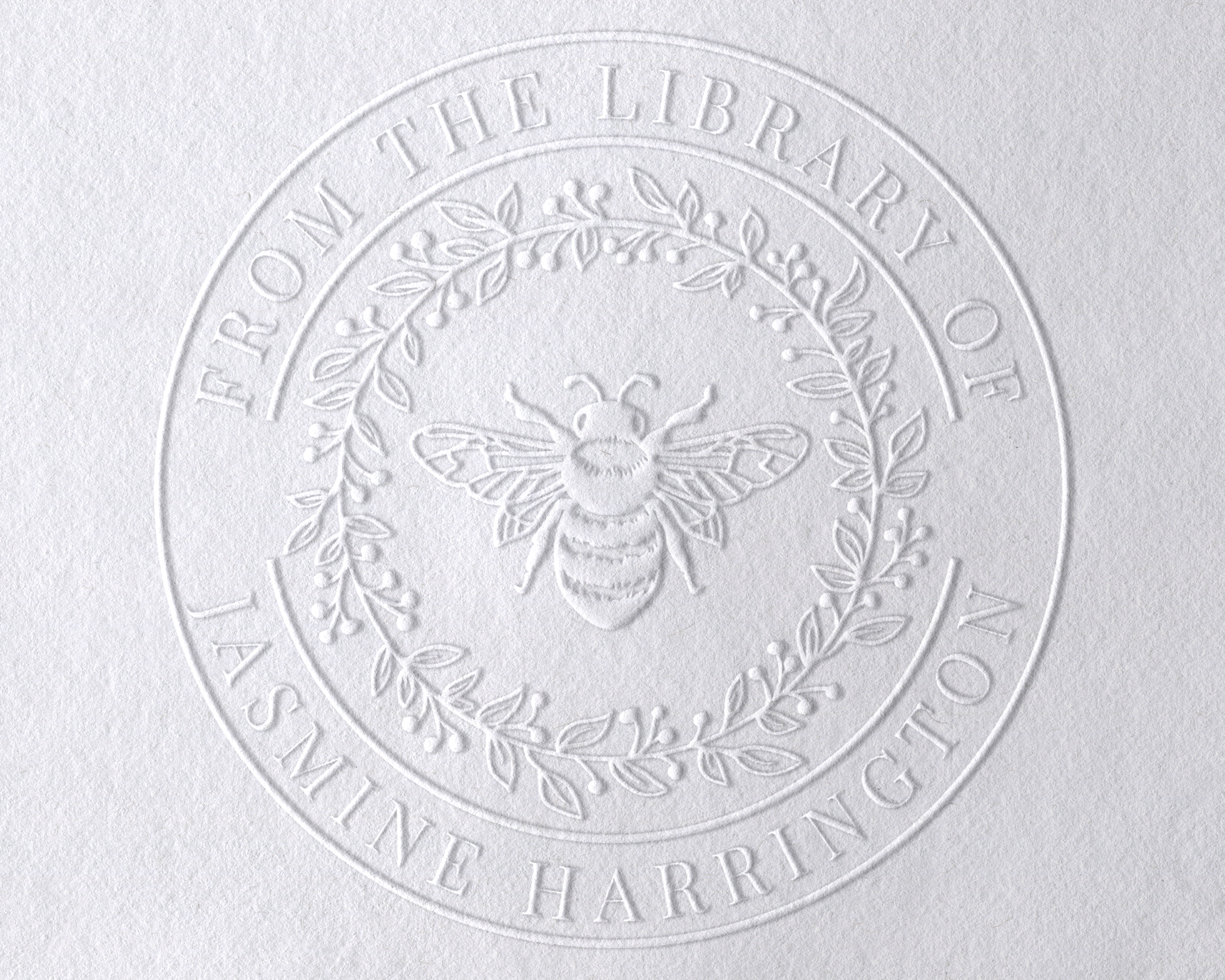 Personalized Book Embosser - FLORALBEE-2