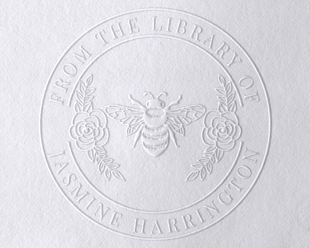 Personalized Book Embosser - FLORALBEE-3