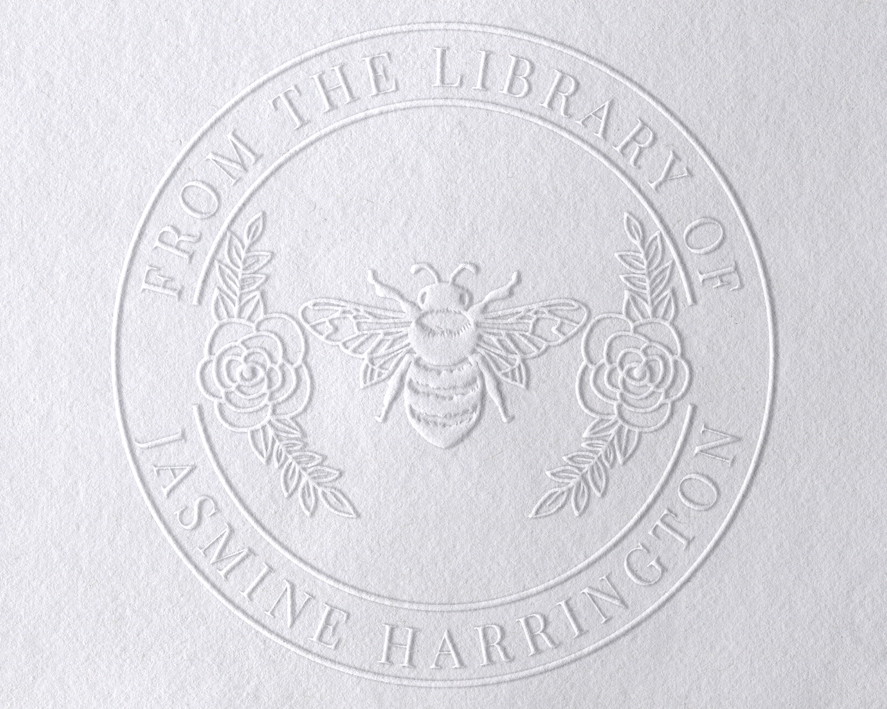 Personalized Book Embosser - FLORALBEE-3