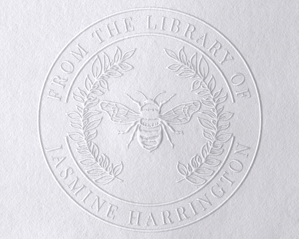 Personalized Book Embosser - FLORALBEE-4