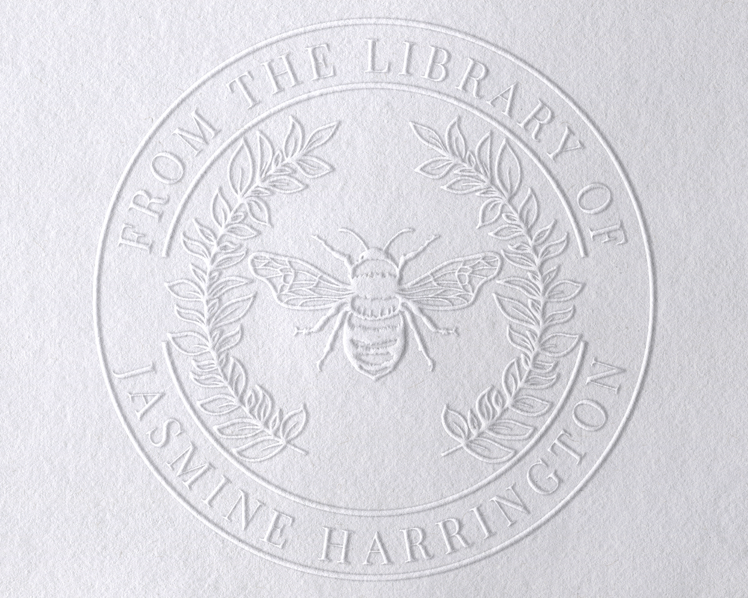 Personalized Book Embosser - FLORALBEE-4