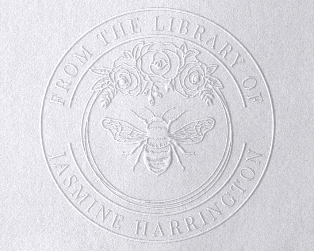 Personalized Book Embosser - FLORALBEE-5