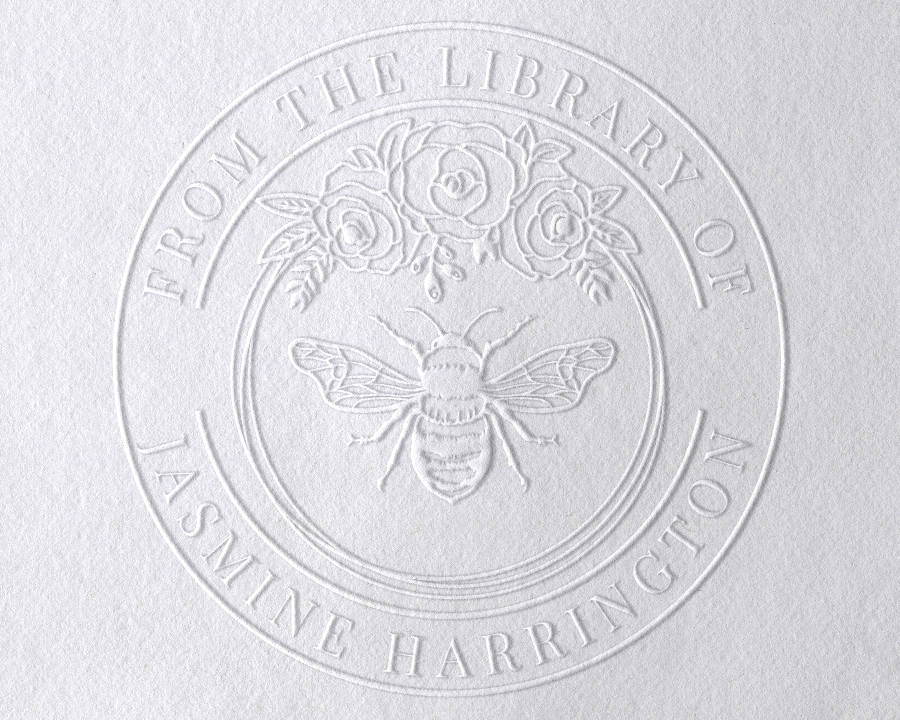 Personalized Book Embosser - FLORALBEE-5