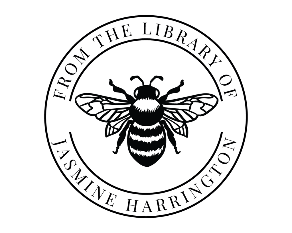 Personalized Book Bee Stamp Self Inking - FLORALBEE-6