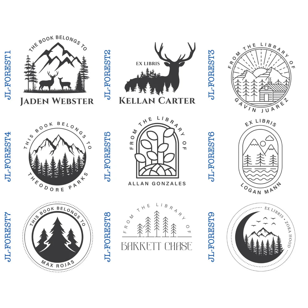 Forest Style Book Embossers