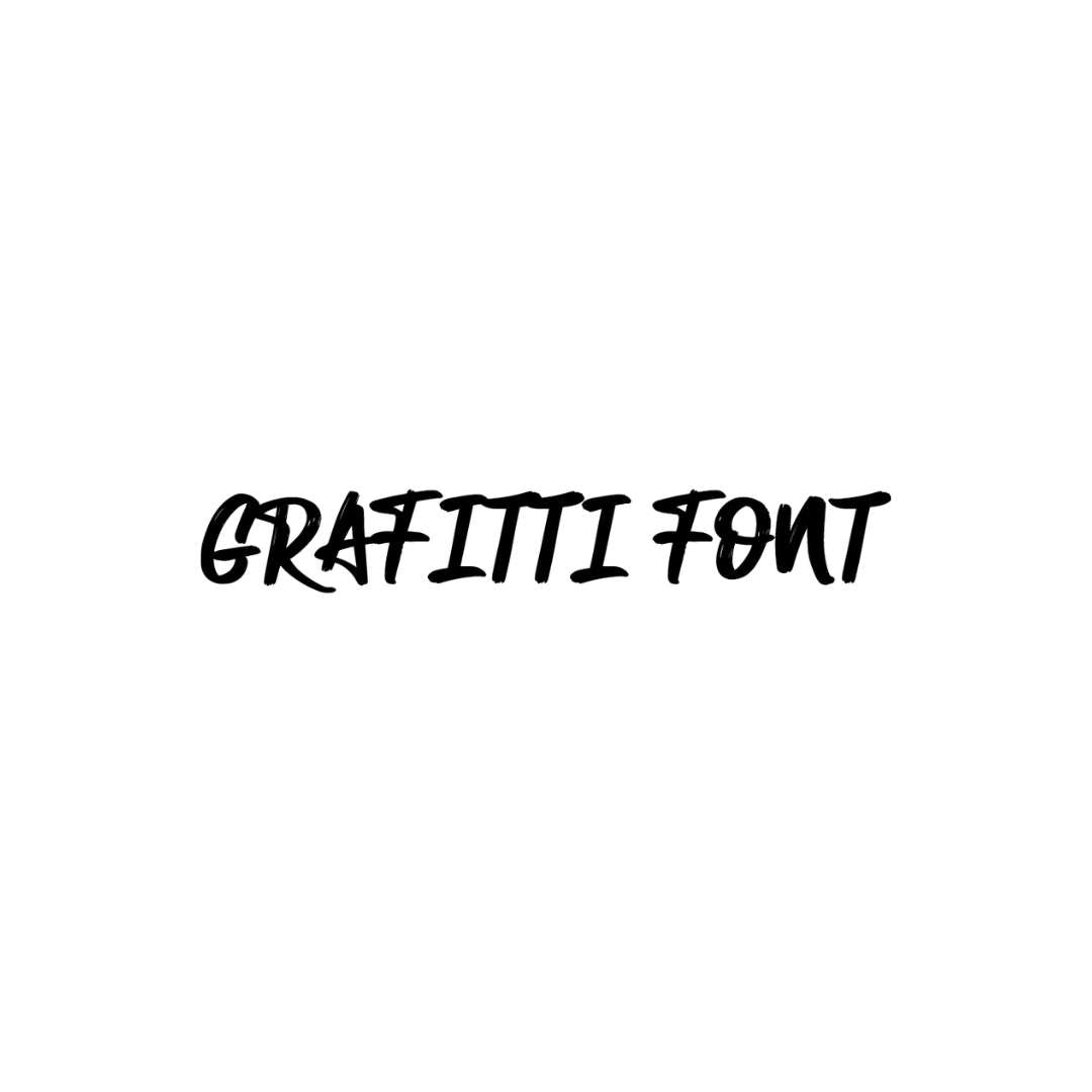 Fabric Stamps | Graffiti Font