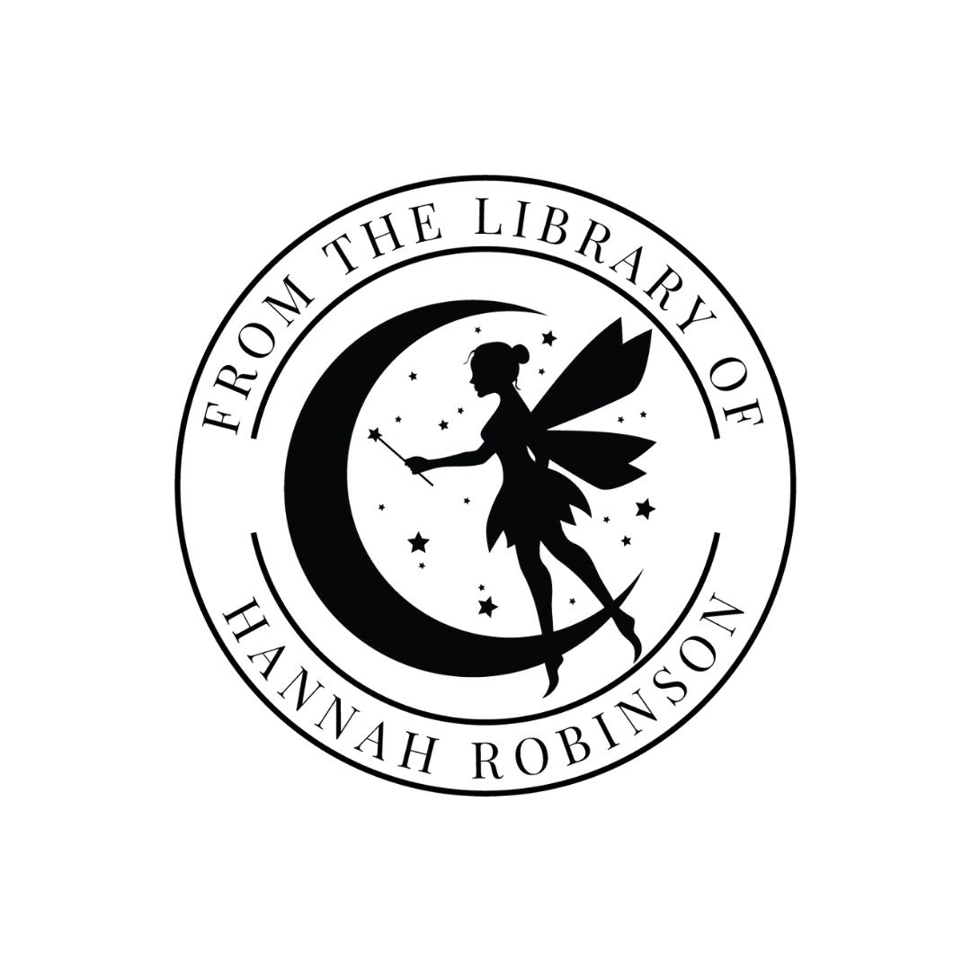 Fairy Crescent Library Book Stamp