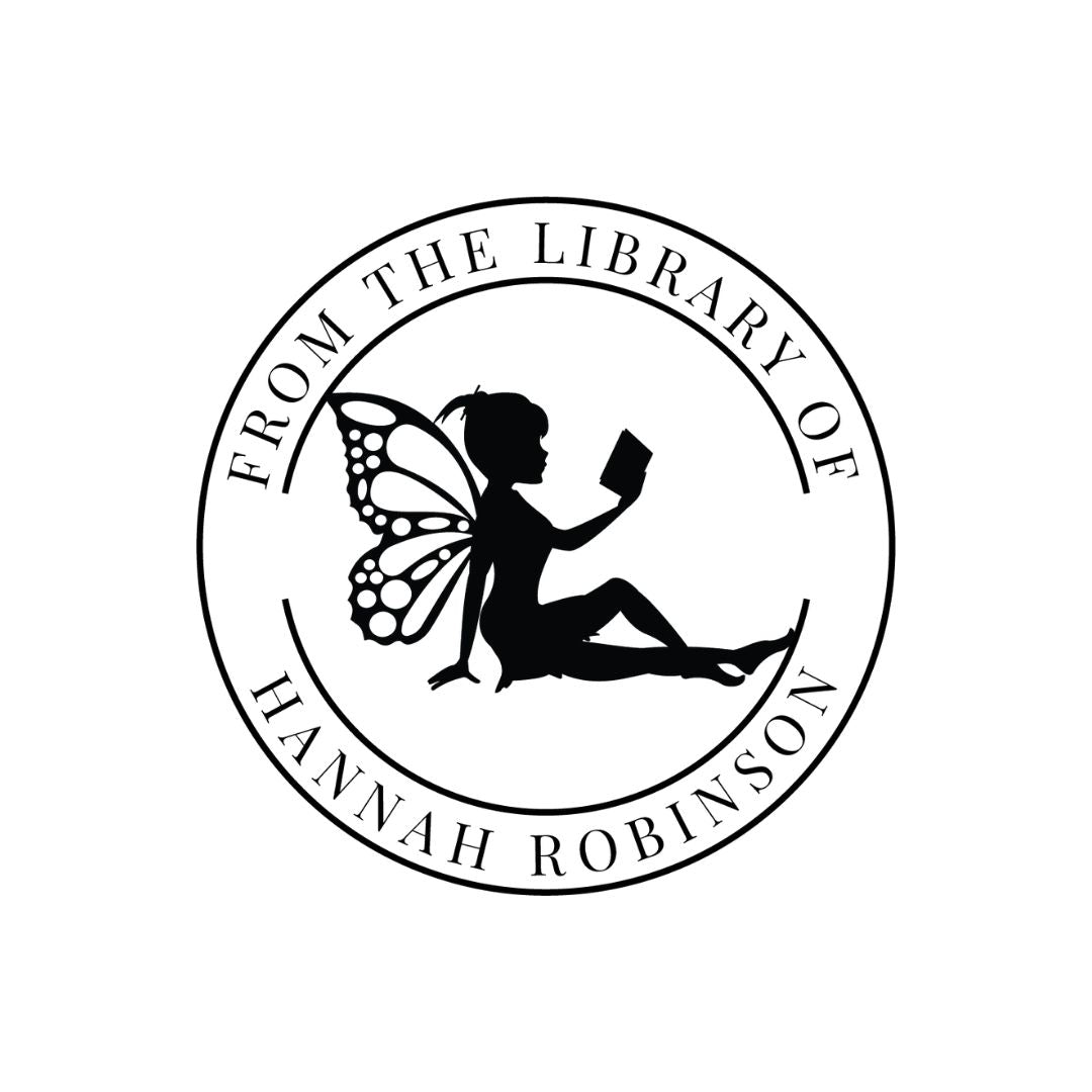 Fairy Leaning Library Book Stamp