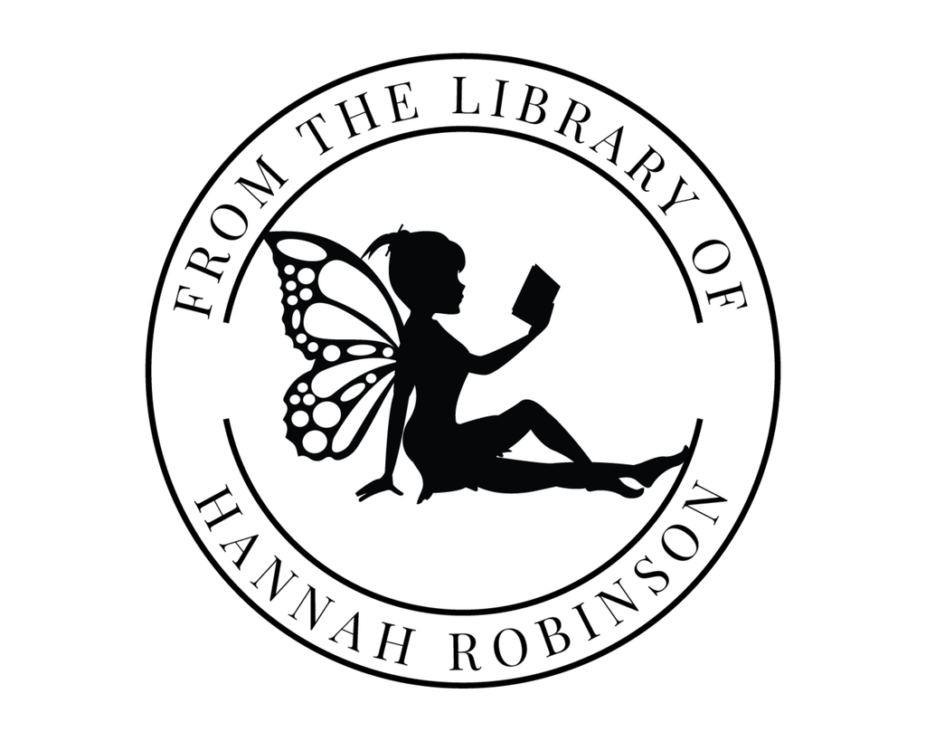Personalized Book Wooden Handle Stamp - FairyM4