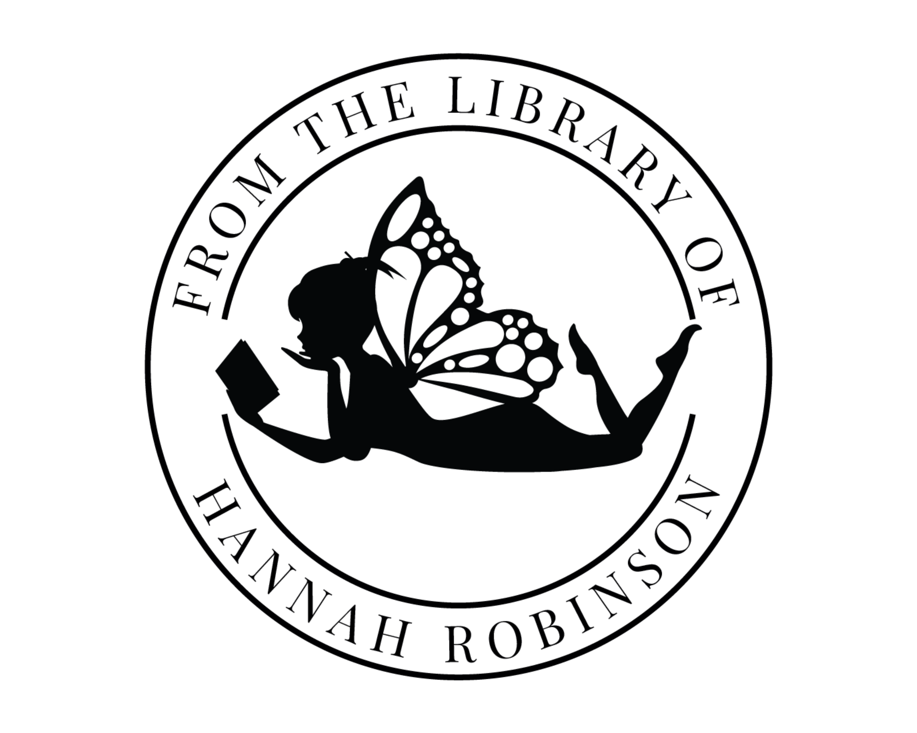 Personalized Book Stamp Self Inking - FairyM6