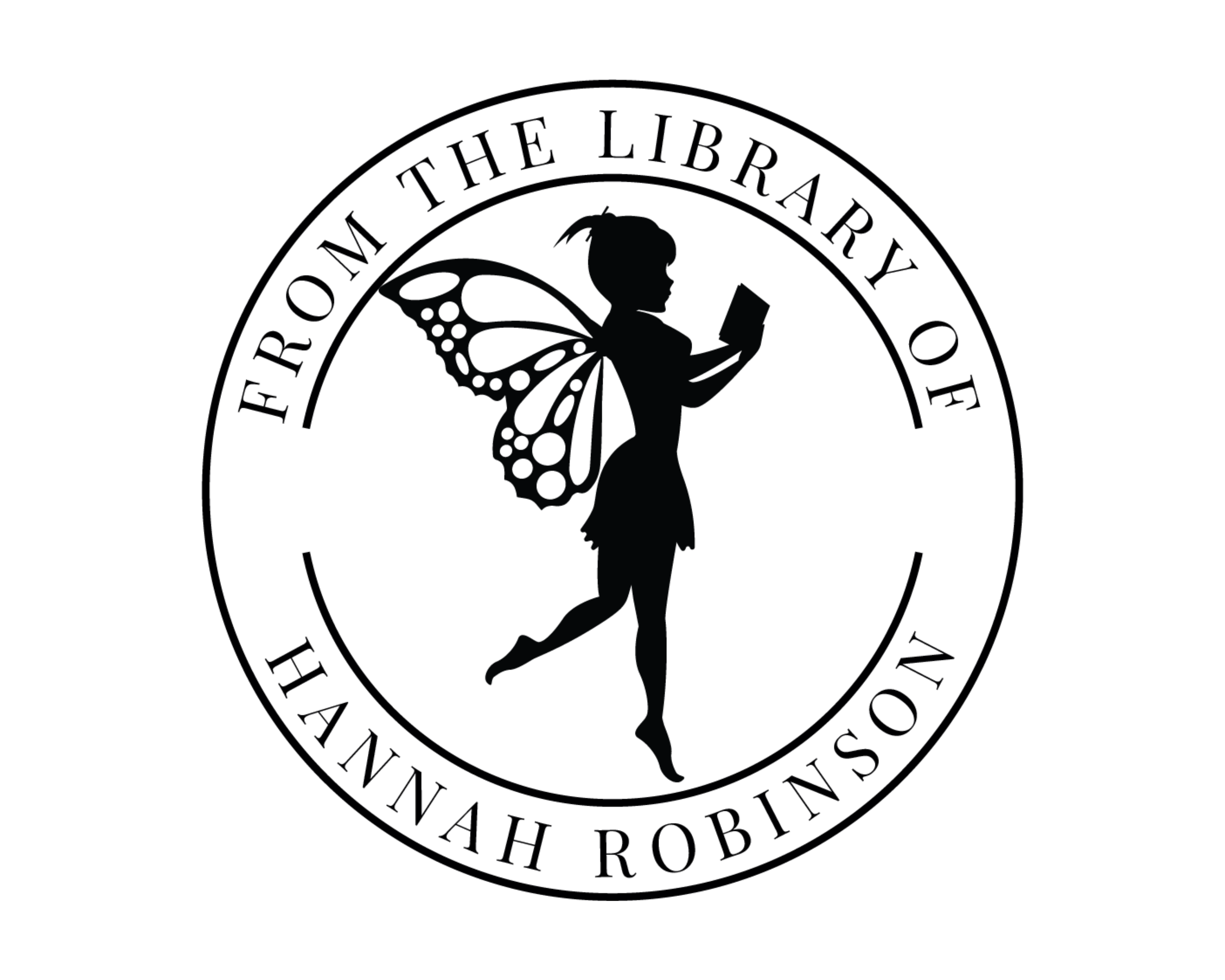 Personalized Book Stamp Self Inking - FairyM7