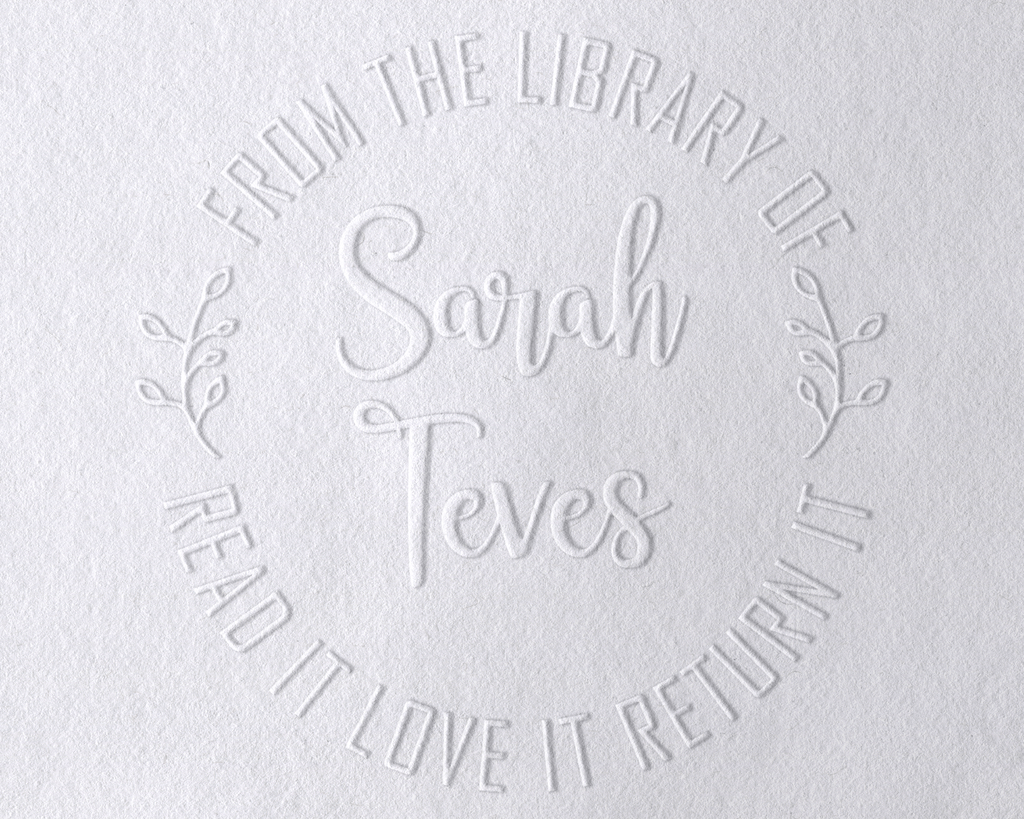Personalized Book Embosser - Fern